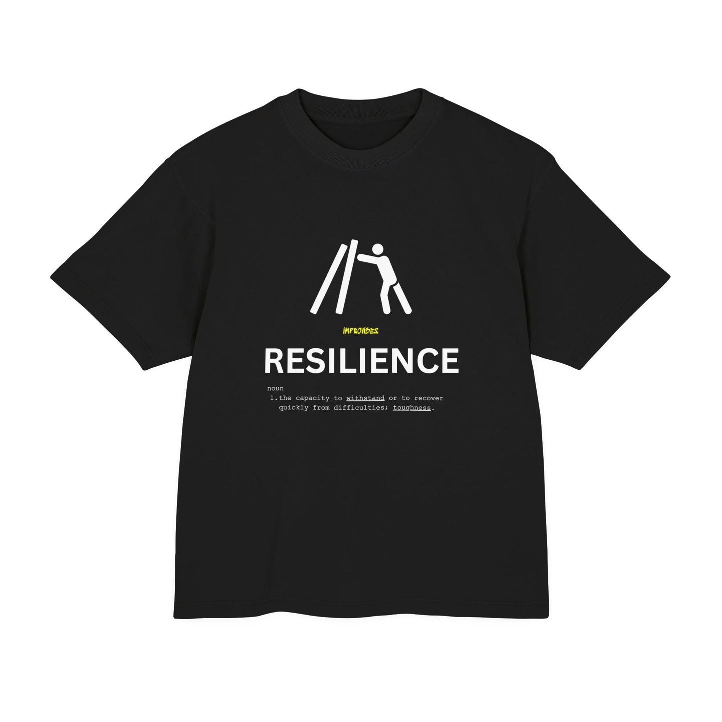 Define Resilience | Grounded Focus Tee | All-Purpose Empowerment Athleisure