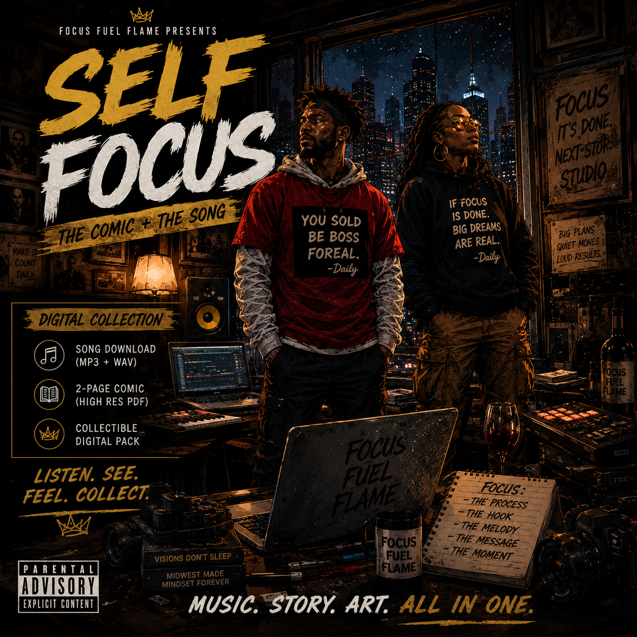 SELF FOCUS The Comic + The Song