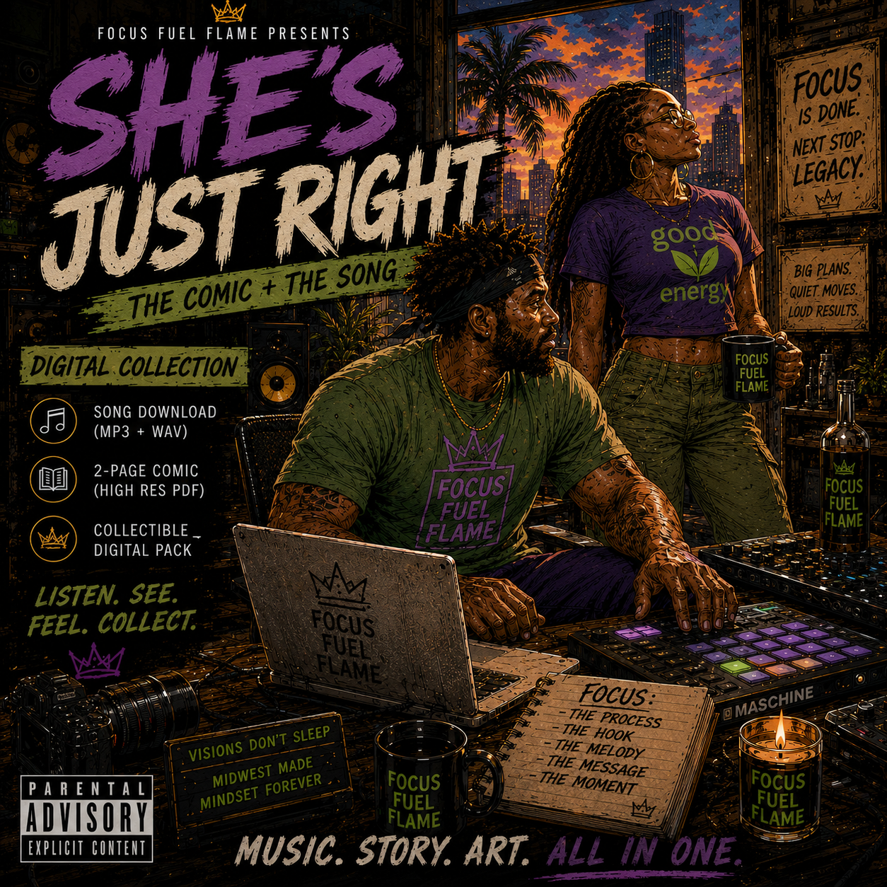 SHES JUST RIGHT The Comic + The Song