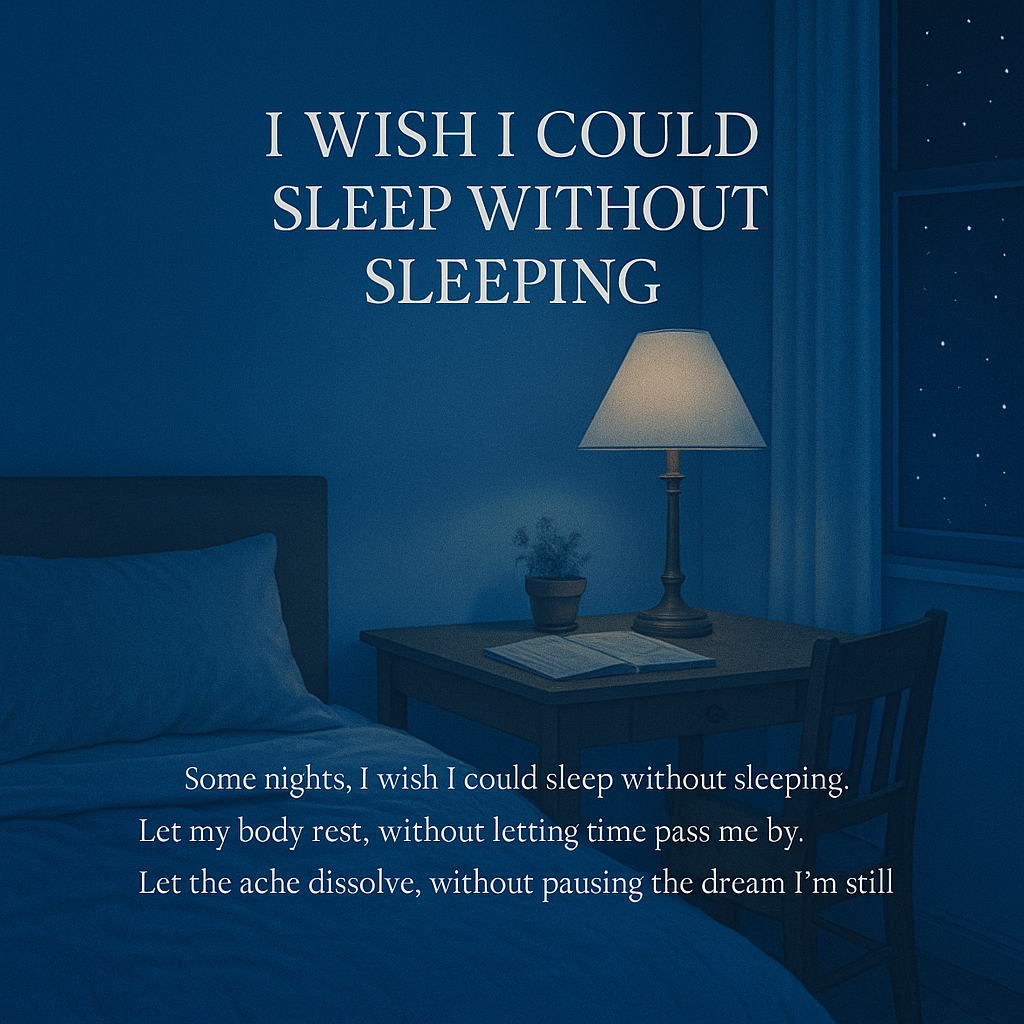 I Wish I Could Sleep Without Sleeping